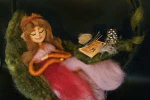 Elfe im Ring - pink